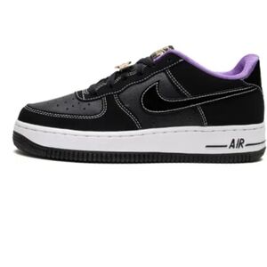 Nike Air Force 1 Low '07 LV8 'World Champ Purple' Lakers GS Size 1.5Y